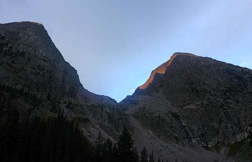 Early morning light on Electric Peak