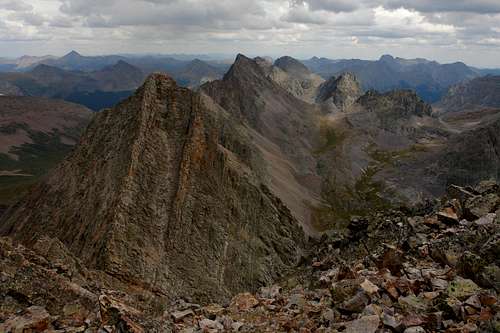 Trinity Peak: summit view southeast