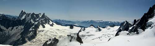 Rochefort  Ridge - Glacier du Géant - Grand Capucin