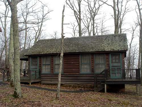 Cabin at Lewis Mountain Campground