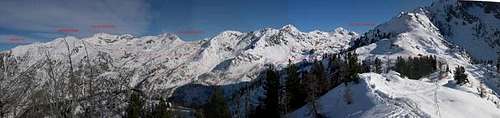 Ski touring in Mont Mars area