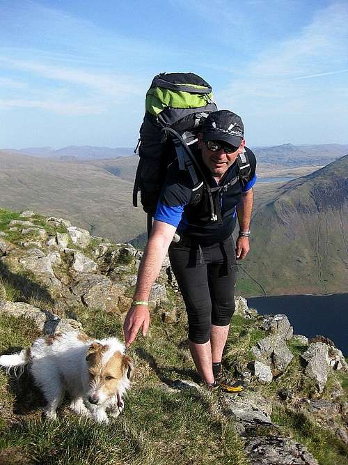Scrambling up Yewbarrow is easy - you can even bring your dog