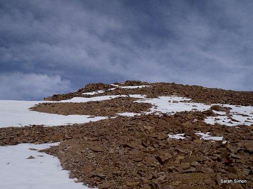 Nearing Dyer Mountain summit