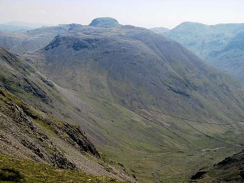 Kirk Fell, and Great Gable behind, from Scoat Fell