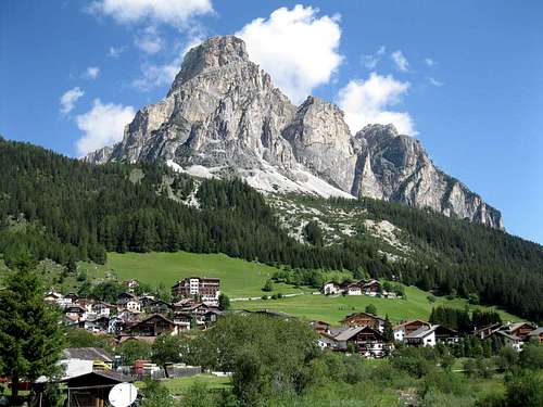 Sassongher from Corvara
