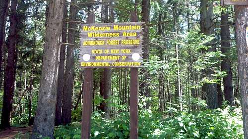 McKenzie Mountain Trailhead