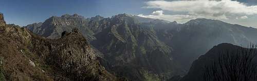 Madeira's mountain range