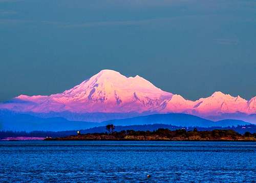 Mount Baker from Victoria, BC