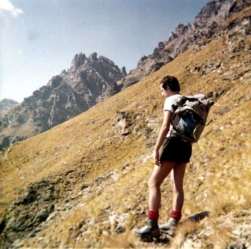 The indented Quota 2888m on Senevé's watershed 1972