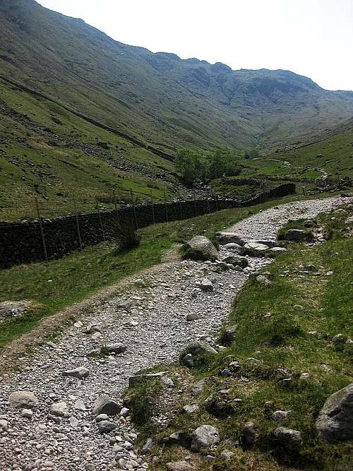 Path along Grains Gill, just south of Stockley Bridge