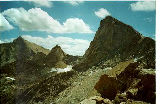 Sawtooth Peak (on the right)...