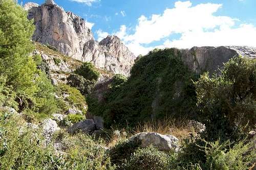 Bernia East summit seen from...