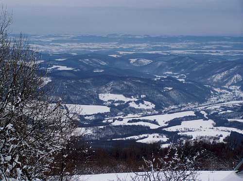 View from Sitno/Szitnya