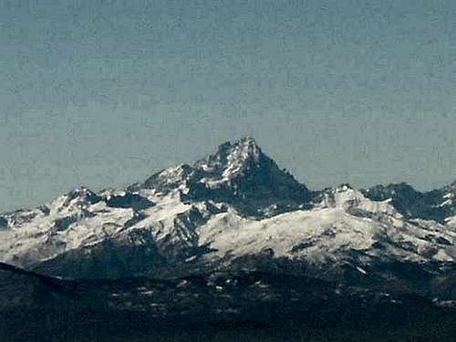 Monviso from 75 km zooming...