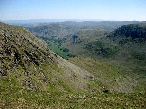 View down Grisedale Beck