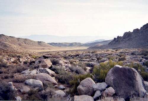 A view of the classic Mojave...