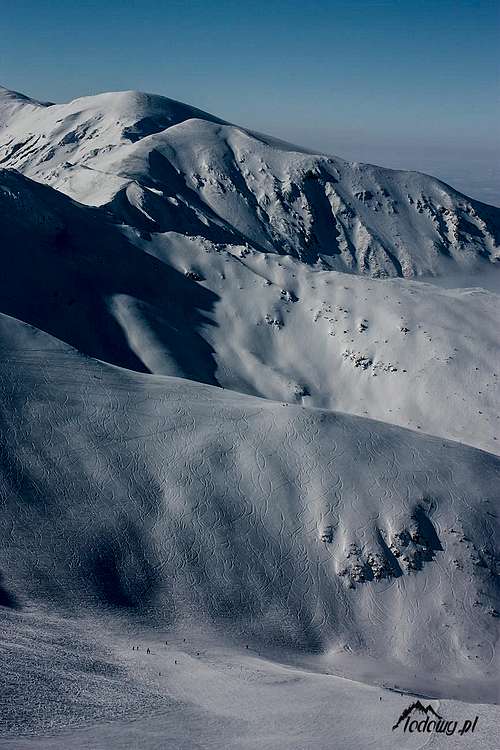 Snowy Tatra ridges