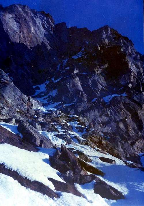 Becca di Viou First Ascent on Southwest Little Pillar 1976