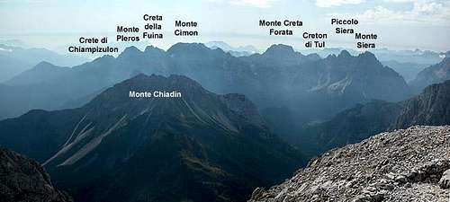 The Monte Siera Group as seen...