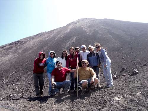End of trail Vacaya Volcano