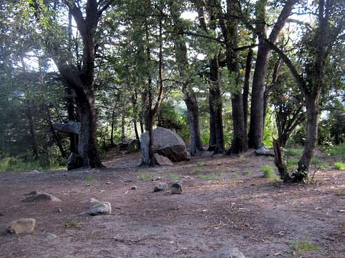 Campsite at Cerro Goye Trailhead