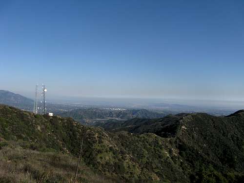 East from Summit of Verdugo Mountain