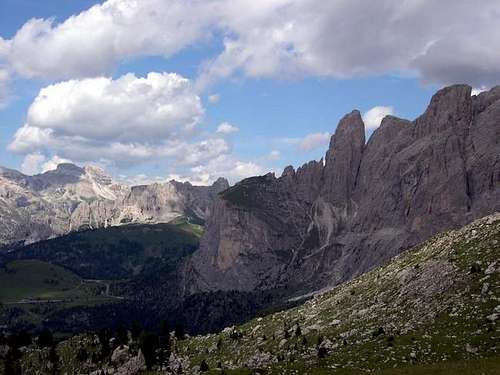 Sella group from passo sella