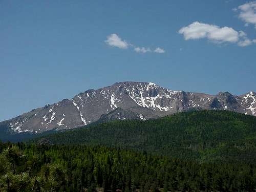 Pikes Peak from Crystal...