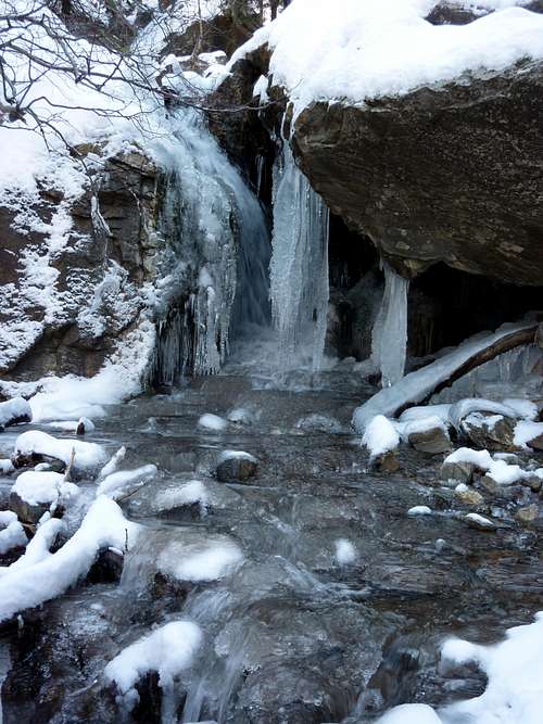 Adams Lower Falls Winter 1