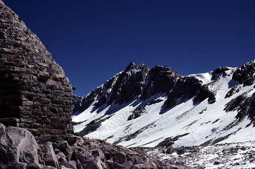 Muir Hut and Crags