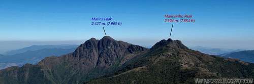 Informational view: Marins Massif