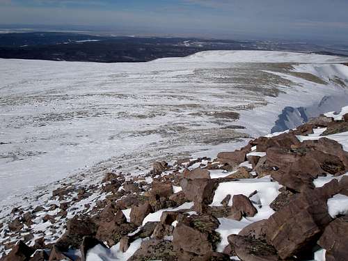 North ridge of Gilbert and Gunsight
