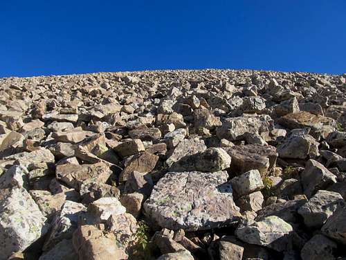 boulders up south slopes