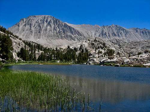 Mt. Whitney seen from Timberline Lake