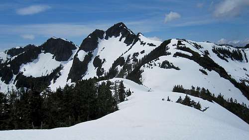 Merry Widow Mountain in early season