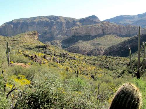 Descent into Second Water Canyon