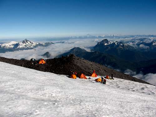Camp at chilean route