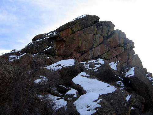 Long Scraggy Peak's summit...