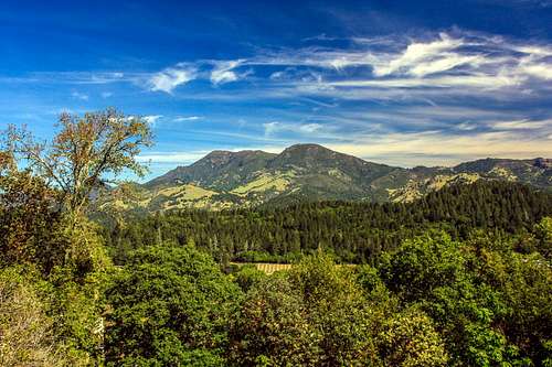 Mount St. Helena above Napa Valley