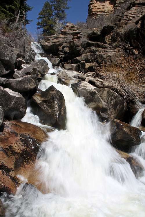 Waterfall on Curecanti stream