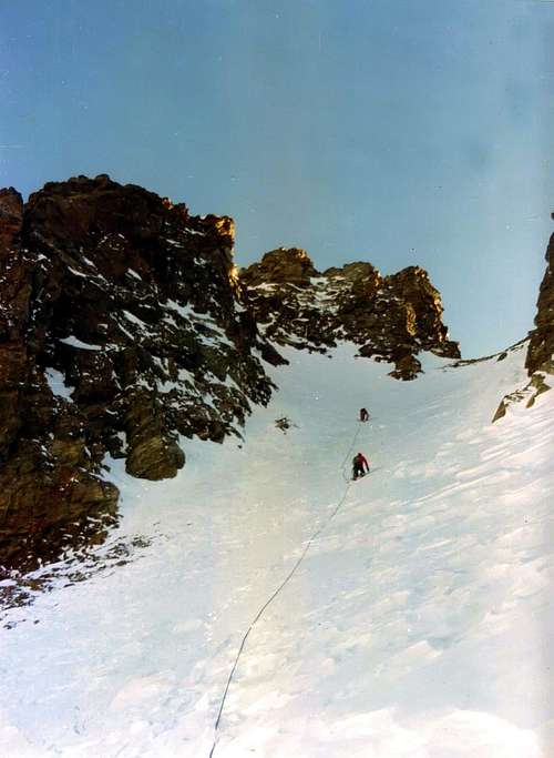 Becchi di Fana First Winter through Northern Gully 1974