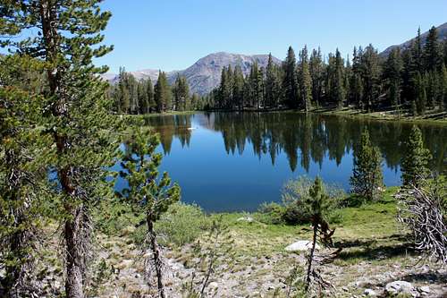 beautiful lake and reflection