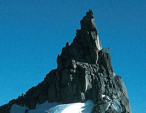 'Telephoto' of the summit.