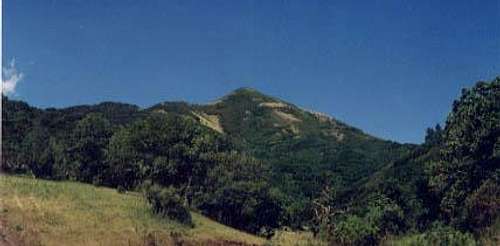 Nogal Peak as seen from Nogal...