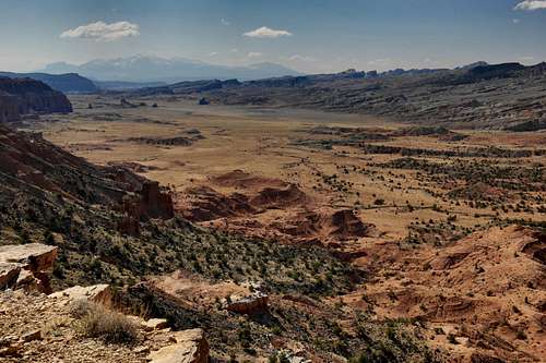 View from Upper South Desert Overlook in Capitol Reef