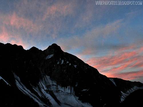 Cerro Rincon by nightfall