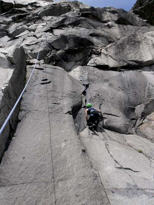 First time on granite