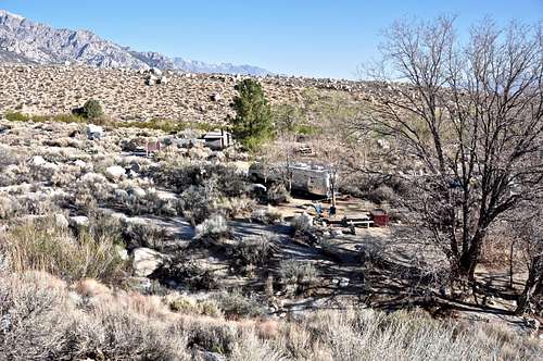 Campground seen from the road