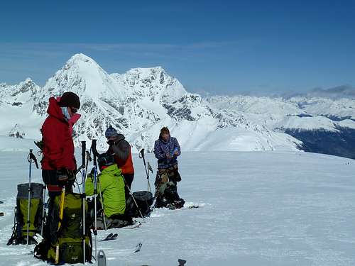 Ski touring in Ortles