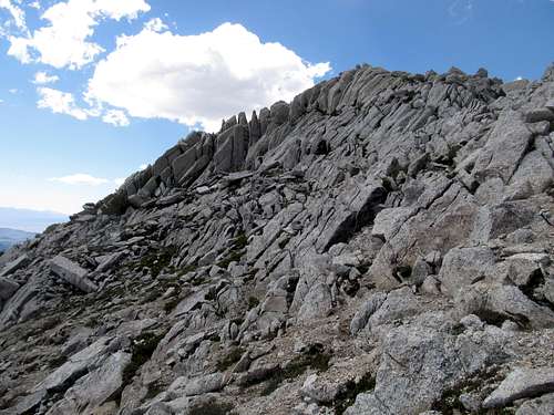 Ibapah Peak below the summit